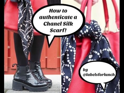 how to tell if chanel scarf is real|how to tell Chanel authenticity.